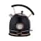 MegaChef 1.8L Matte Black Half Circle Electric Tea Kettle